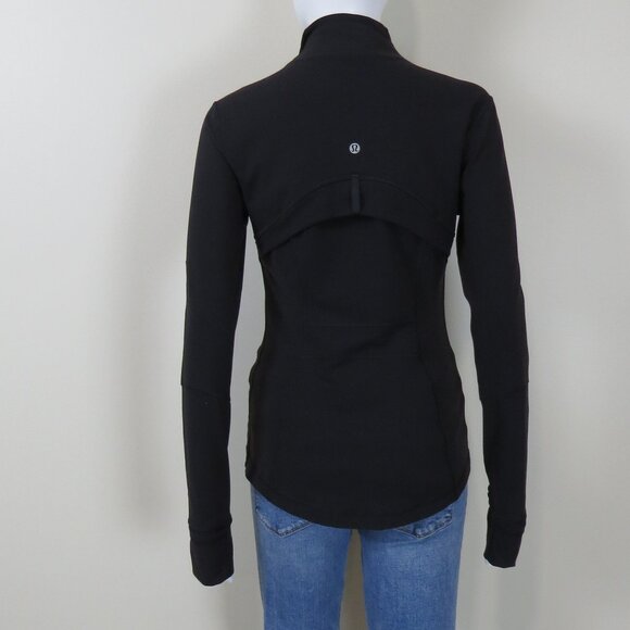 Lululemon Define Jacket SIZE 6 Black *Water Color FL* Monogram - Picture 7 of 16